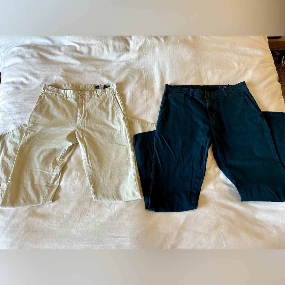 Two Pairs Vineyard Vines Chino Pants 32x31